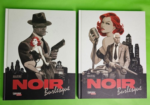 Noir burlesque comic - noir, +