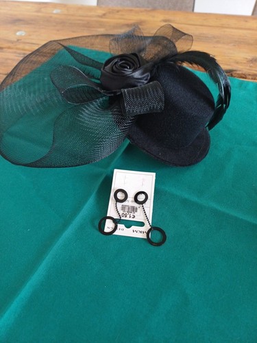 Burlesque headpiece fascinator - headpiece,