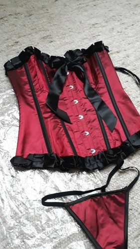 Neu satin korsett - satin,