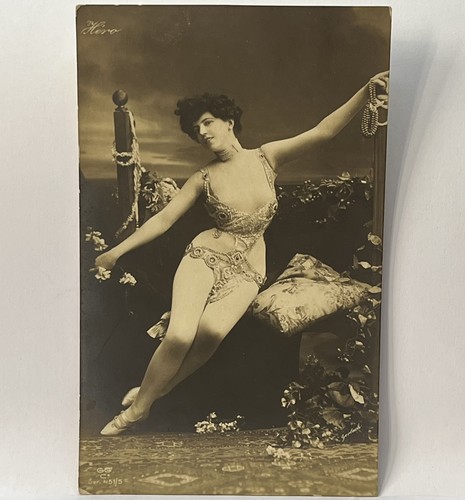 Seltene antike rppc postkarte - seltene,